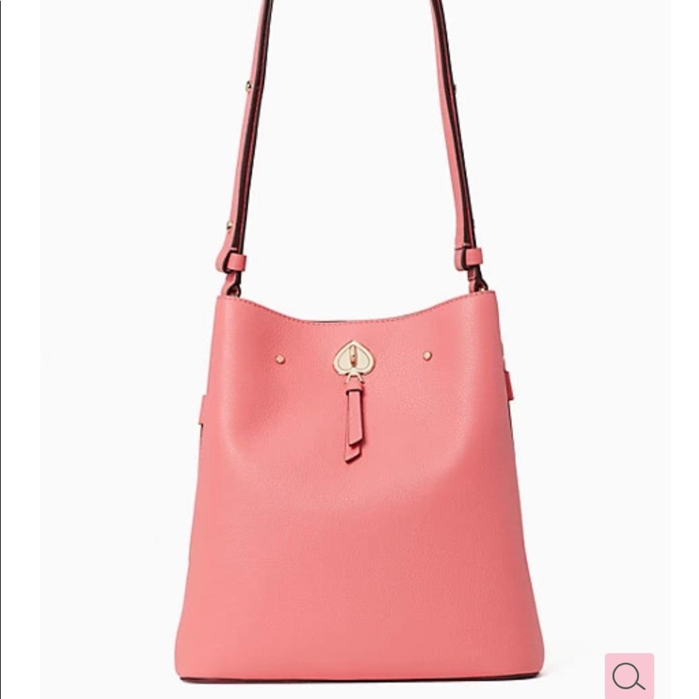 ♠️ NWT KATE SPADE Marti Lg bucket garden pink
